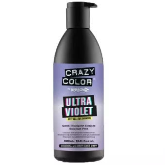 Crazy Color Ultraviolet Hajsampon Hamvasító 1000ml