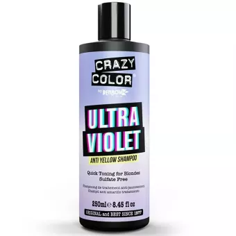 Crazy Color Ultraviolet Hajsampon Hamvasító 250ml